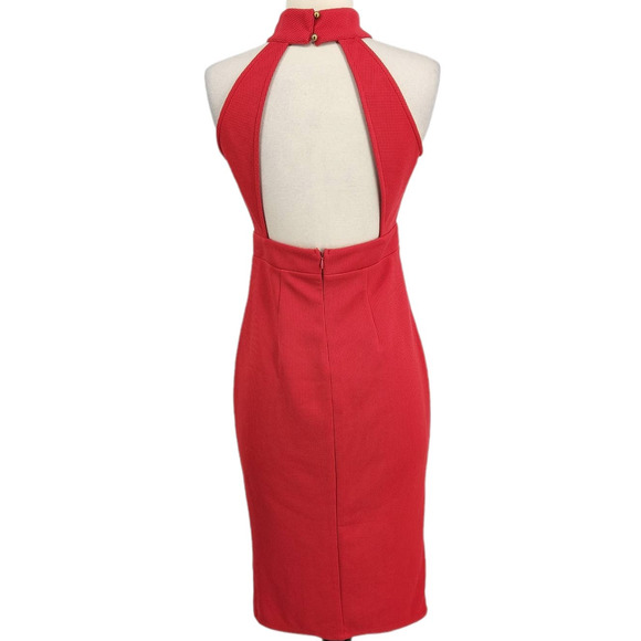 Lulu’s Outstanding Features Red Halter Dress - Picture 6 of 7